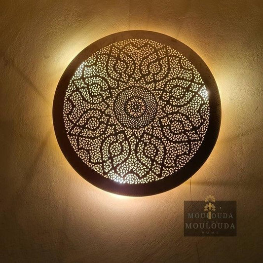 Art deco wall Sconce, Moroccan lighting, wall lamp, Moroccan lantern, designer lamp, hanging lamp - Mouloudahome
