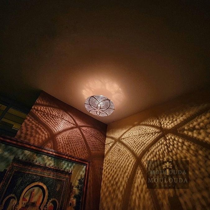 Moroccan Chandelier, pendant light, moroccan lantern, designer lamp, boho lighting - Mouloudahome