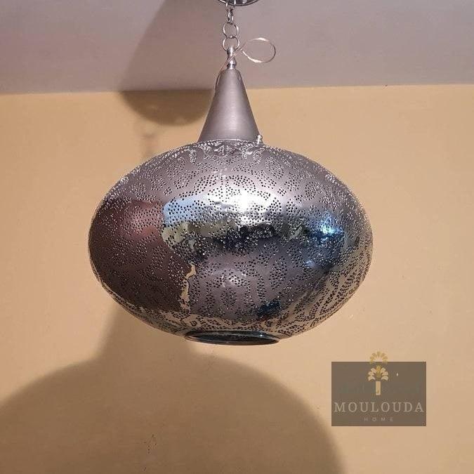 Moroccan pendant light, chandelier, hanging lantern, Moroccan lantern, designer lamp, ceiling light, 5 finishes available - Mouloudahome