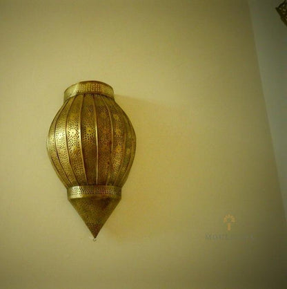 Elevate Your Home Decor with this Stunning 17.7" Original Moroccan Wall Sconce - Mouloudahome